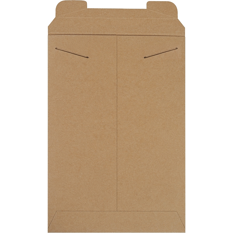 11" x 16" Self-Sealing Fiberboard Mailer, Brown, 100/Carton (RM8) image 1