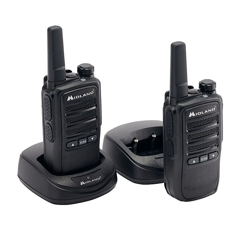 Midland Biztalk License Free FRS  Two Way Radios, Black, 2/Pair (BR10X2) image 1