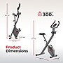 Sunny Health & Fitness Foldable Magnetic X-Bike Pro, Gray (SF-B223011)~#|#~4A28723C-972A-4370-AF4A1634D1FBA858_sc7