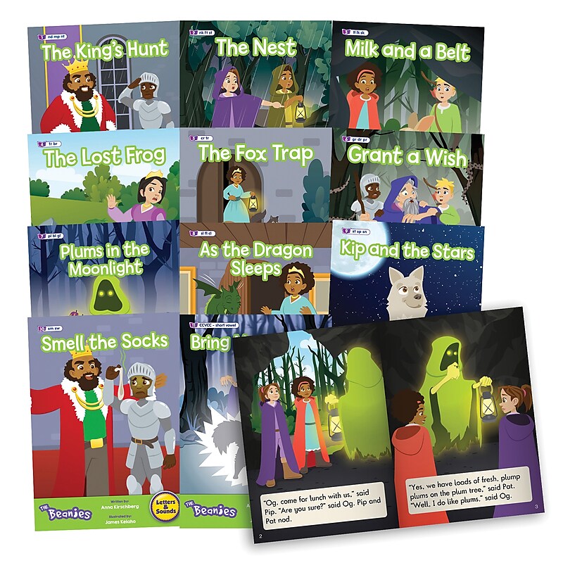 Beanstalk Books The Beanies Hi-Lo Diversity Decodables Phase 4 Set 2, 12/Set (JRLBB155) image 1