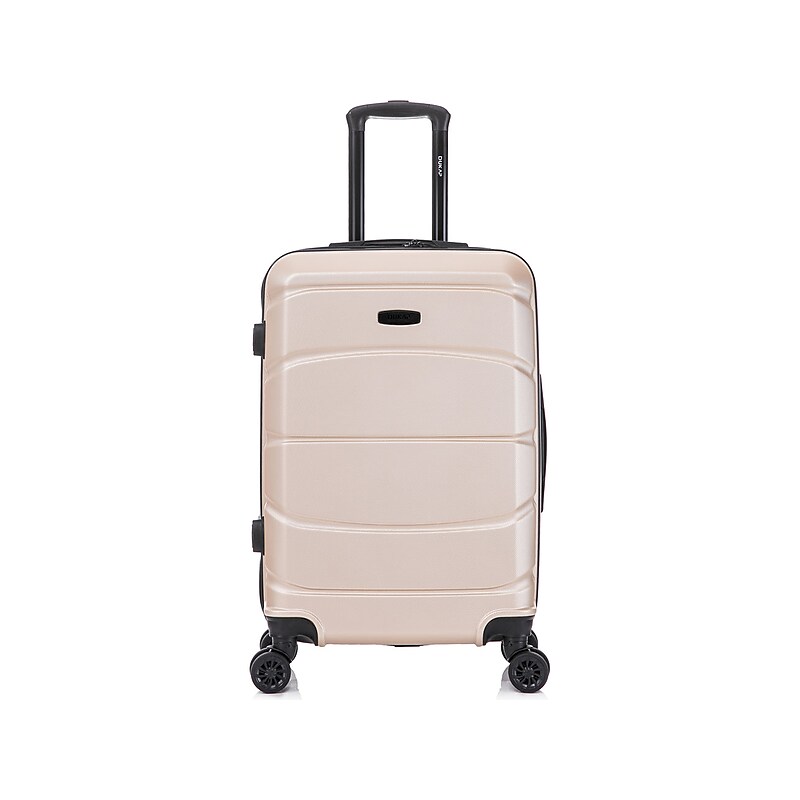 DUKAP Sense 24" Hardside Suitcase, 4-Wheeled Spinner, TSA Checkpoint Friendly, Champagne (DKSEN00M-CHA) image 1