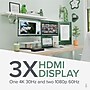 Plugable USB-C Triple HDMI Display Docking Station  (UD-3900PDZ)~#|#~4A33F955-94C5-4243-BF84E980230D9A91_sc7