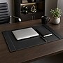 SUM Anti-Slip Faux leather Desk Pad with Side Rail, 34.5" x 24", Black (OSKDPD001)~#|#~4A3586F0-25F7-4EB7-B5C0548B948ED1E6_sc7