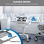 Mount-It! MedHub Mobile Medical Cart Workstation with Drawers and Locking Caster Wheels, White/Grey (MI-16004)~#|#~4A362866-7666-46EC-AE06092891BBBC26_sc7