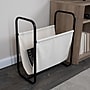 Household Essentials Canvas Magazine Rack, Tan/Black (6847-1)~#|#~4A375EF2-54A7-4EFE-8B40FE97277C8272_sc7