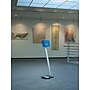 Durable Infobase Blank Free-Standing Floor Sign, 44.5", Silver (4814-23)~#|#~4A397D16-1DE7-4240-BF093D708C0A343C_sc7