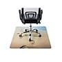 Mind Reader Hard Floor Chair Mat, 47" x 35", Tan, Polycarbonate (BEACHMAT-ASST)~#|#~4A3CD9C6-3C43-4174-8B7E7E5A92CE806B_sc7