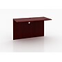 Boss Office Products 71" U-Shaped Curved Bow Desk with File Pedestal and Hutch, Mahogany (GROUPAH-M)~#|#~4A3E63EC-BBDB-4120-8BBC7EB7F75EA944_sc7