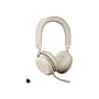 jabra Evolve2 75 Wireless Noise Canceling Bluetooth Stereo Mobile On Ear Headset, Beige (27599-989-898)~#|#~4A3F1932-4B96-43C0-85978B59A31A4305_sc7