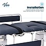 Viva Comfort Electric Height Adjust Imaging Exam Table with Drop Window and Stirrups, 550 lbs Capacity, Blue (ADI903-04-KIT-MK)~#|#~4A4107E8-0ADC-4A35-8EF4F7C44ACFC478_sc7