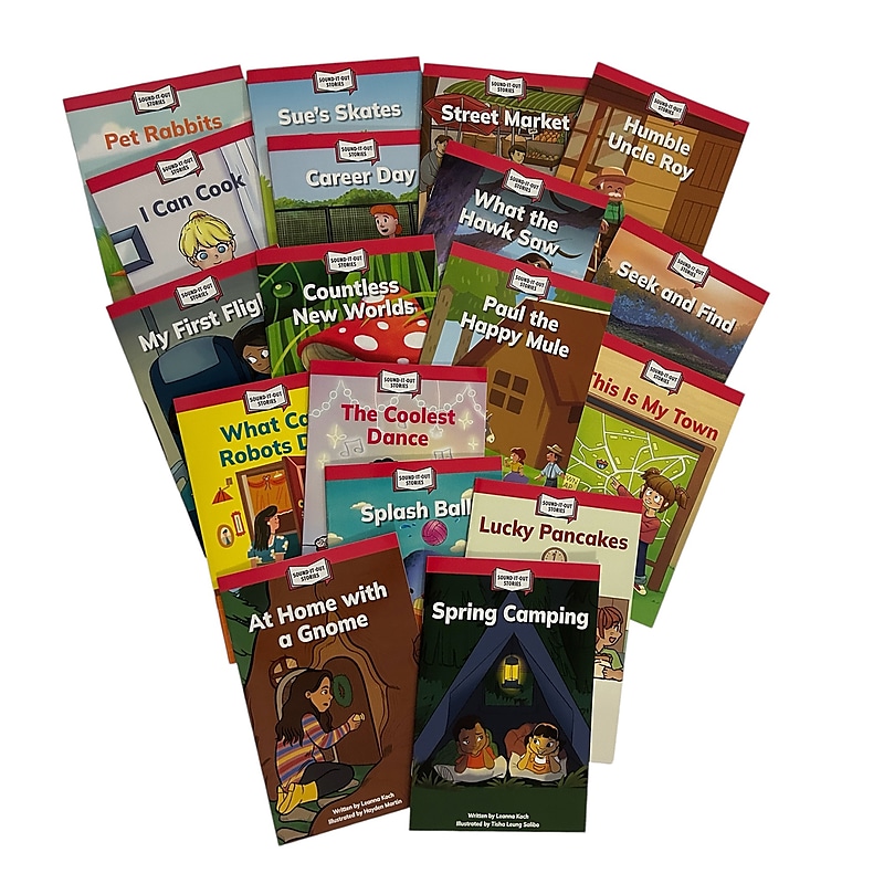 Creative Teaching Sound-It-Out Decodable Readers Picture Book Set 2, 18 Books/Set image 1