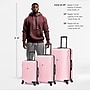 InUSA Vasty 3-Piece Hardside Spinner Carry-On Luggage Set, TSA Checkpoint Friendly, Pink (IUVASSML-PNK)~#|#~4A4285C5-36F0-4CE1-A122EF738D4813BB_sc7