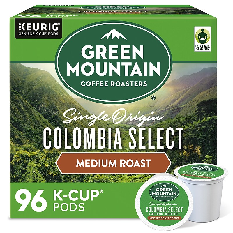 Green Mountain Colombia Select Coffee Keurig® K-Cup® Pods, Medium Roast, 96/Carton (6003) image 1
