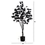 Nearly Natural Pre-Lit Artificial Halloween Black Eucalyptus Tree, 4' (T5221)~#|#~4A473843-06CB-461C-846C7F97473EC1F4_sc7