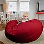 Flash Furniture Cotton Twill Bean Bag Chair, Red (DGBEANLGSLDRD)~#|#~4A518D7E-AB8A-41D5-A9A92C26AA12E384_sc7