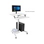 Mount-It! 28"W Adjustable Steel Standing Desk, White (MI-7979W)~#|#~4A538631-BA62-4718-8C7328E48F2D7C02_sc7
