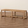bali & pari Cipally Seagrass and Mahogany Wood Bench, Natural (251-13855-HiT)~#|#~4A55BE2D-02EB-4609-AB4CF3EA7476ACD8_sc7