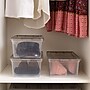 Iris 6.7 Quart Snap Top Plastic Snap Closure Storage Bin, Clear, 10/Pack (500155)~#|#~4A563D99-3390-483A-BA98A5DF6079EDCF_sc7