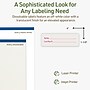 Avery Dissolvable Rectangle Multipurpose Labels, 1-1/3" x 4", Off-white, 70/Pack (94206)~#|#~4A56A545-A2D0-489D-BE0A8017FF937904_sc7