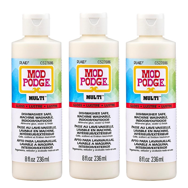 Mod Podge Multi Sealer, 8oz., Gloss, 3/Pack (MODCS27686-3) image 1