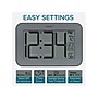 La Crosse Technology Atomic Digital Wall/Table Clock, 10" x 6.5" (513-02927)~#|#~4A5A41B8-6F2B-412C-85E45C60F31960A5_sc7