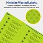 Avery Printable Rectangle Multipurpose Labels, 2/3" x 3-7/16", Bright Green, 300/Pack (94210)~#|#~4A5AE078-21C9-4115-BB8E20581F41E703_sc7