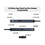 Targus HyperDrive Next 10 Port USB-C Hub, Dark Gray (HD4005GL)~#|#~4A5D9F0D-8EF0-44C5-B93299F6AA8293C6_sc7