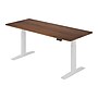 FlexiSpot E7 Commercial 72''W Electric Rectangular Adjustable Standing Desk, Black Walnut/White (E7WCOM7230-BW)~#|#~4A5F8D81-D225-4A25-A88E89756981CF5F_sc7