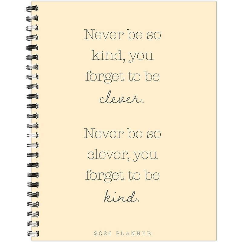 2026 Willow Creek Never Be So Kind 8.5" x 11"  Weekly & Monthly Planner, Paperboard Cover (58466) image 1