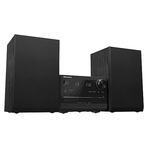 Panasonic PM270 Compact Bluetooth Home Stereo System w/Full-Range