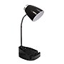 Simple Designs Organizer LED Desk Lamp, 18.50", with iPad Tablet Stand, Black (LD1002-BLK)~#|#~4A626C9C-DEEE-425D-A7584D0649C192BD_sc7