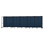 National Public Seating Robo Series 11-Panel Folding Mobile Room Divider, 72"H x 256"W, Blue Fabric (RDB6-11PT04)~#|#~4A6745AA-FC01-4F68-933D31E841C717A6_sc7