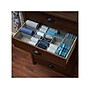 Household Essentials 9-Compartment Cardboard/Polyester Drawer Organizer, Gray (728-1)~#|#~4A6D6278-9E5A-452C-A68AB4719FA12797_sc7