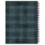 2026-2027 TF Publishing Blue Flannel 6.5" x 8" Academic & Calendar Weekly & Monthly Planner, Dark Blue/Black (AY27-9202)~#|#~4A74E86B-7427-4E89-9AC4EC4A93C6DF65_sc7