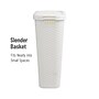 Mind Reader 10.57-Gallon Laundry Hamper with Lid, Plastic, White (40HAMP-WHT)~#|#~4A777254-E975-487B-833FB22ACD00591B_sc7