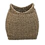 Household Essentials Handled Seagrass Basket Decorative Storage Organizer with Sturdy Metal Frame, Brown (HHML-7210)~#|#~4A7CFF84-F28B-4EC1-ACD0C4232782F75C_sc7