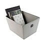 Simplify Storage Bin, Recycled PET, Gray (30084-HEATHER-ST12)~#|#~4A7D6713-D9AC-4042-B00FCA29882F53CF_sc7
