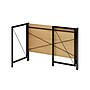 Space Solutions 43"W Folding Home Office Desk, Black/Teak (24969)~#|#~4A7F5289-7646-4F48-8393A20FD8CCBD23_sc7