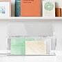 iDESIGN Medium Stackable Plastic Storage Bin, Clear (40257)~#|#~4A7F755C-1454-4847-B455772A606B6646_sc7