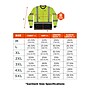 Ergodyne GloWear 8369BK High Visibility Long Sleeve Black Bottom T-Shirt, ANSI Type R Class 3, Lime, 4XL (22208)~#|#~4A859373-0E29-41BA-BFAB0D12416DE57E_sc7