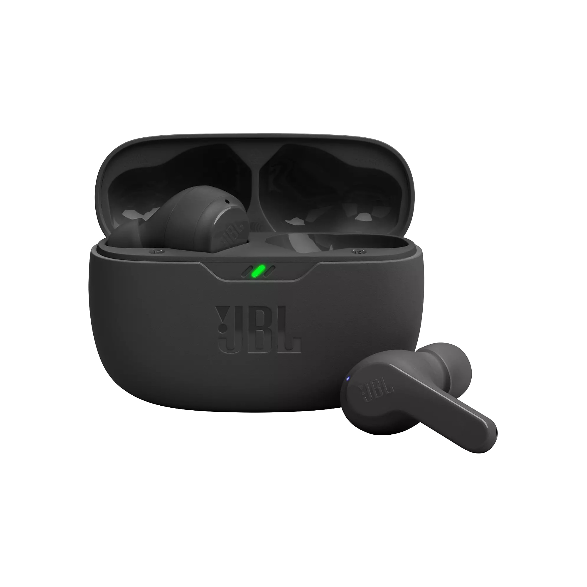 JBL Vibe Beam Wireless Earbud Headphones, Bluetooth, Black (JBLVBEAMBLKAM) Sansujyuku sansujyuku.com