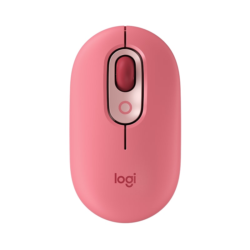 Logitech POP Wireless Ambidextrous Optical Mouse, Heartbreaker (910-006545) image 1