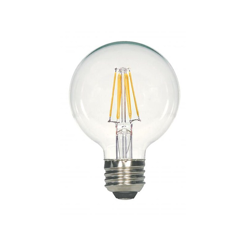 Satco 5.5 Watt Soft White LED Globe Bulb, 6/Carton (S29878) image 1