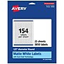 Avery Laser/Inkjet Round Multipurpose Labels, 0.5" Dia, Matte White, 3850 Labels/Pack (94503)~#|#~4A8CD468-540F-4D66-B506FAC271060C2E_sc7