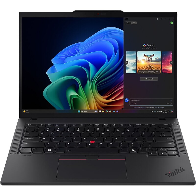 Lenovo ThinkPad T14 Gen 6 14" Touchscreen AI Laptop, Intel Core Ultra 7 265U, 2.1GHz, 32GB RAM, 512GB SSD, Windows 11 Pro image 1