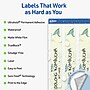 Avery Waterproof Rectangle Laser Multipurpose Labels, 9.75" x 1.25", White, 500/Box (19479399383)~#|#~4A8D08D4-EF47-471F-853382F0D476177E_sc7