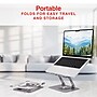 Staples TECH 10" x 8.7" Steel Adjustable Laptop Stand, Silver (ST62820-CC)~#|#~4A8D9372-70E8-4E1A-970B3AA11F996749_sc7
