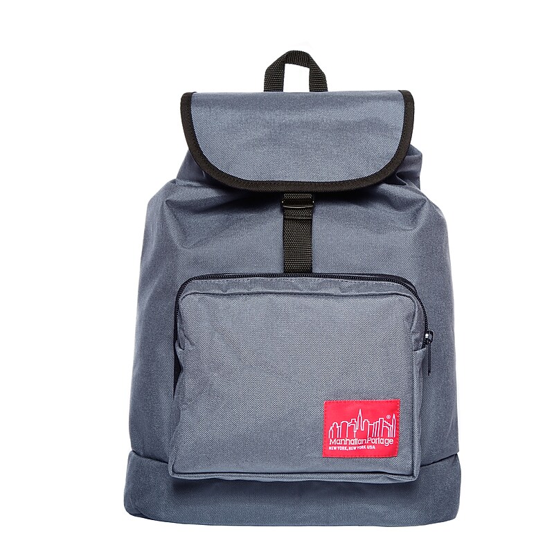 Manhattan Portage DAKOTA Laptop Backpack, Medium, Gray (843531037356) image 1