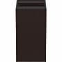 Lorell Essentials 3-Drawer File Cabinet, Letter/Legal Size, Lockable, 28.3"H x 16"W x 22"D, Espresso/Silver Brush~#|#~4A9AE8E8-1DFD-48F5-9D67FA5A1284CBBB_sc7