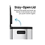 iTouchless SoftStep ProX Stainless Steel Step Trash Can, 13.2-Gallon, Silver/Black (PD13RSY)~#|#~4A9B1289-6CFF-4822-807F37AC5AFAC2C3_sc7